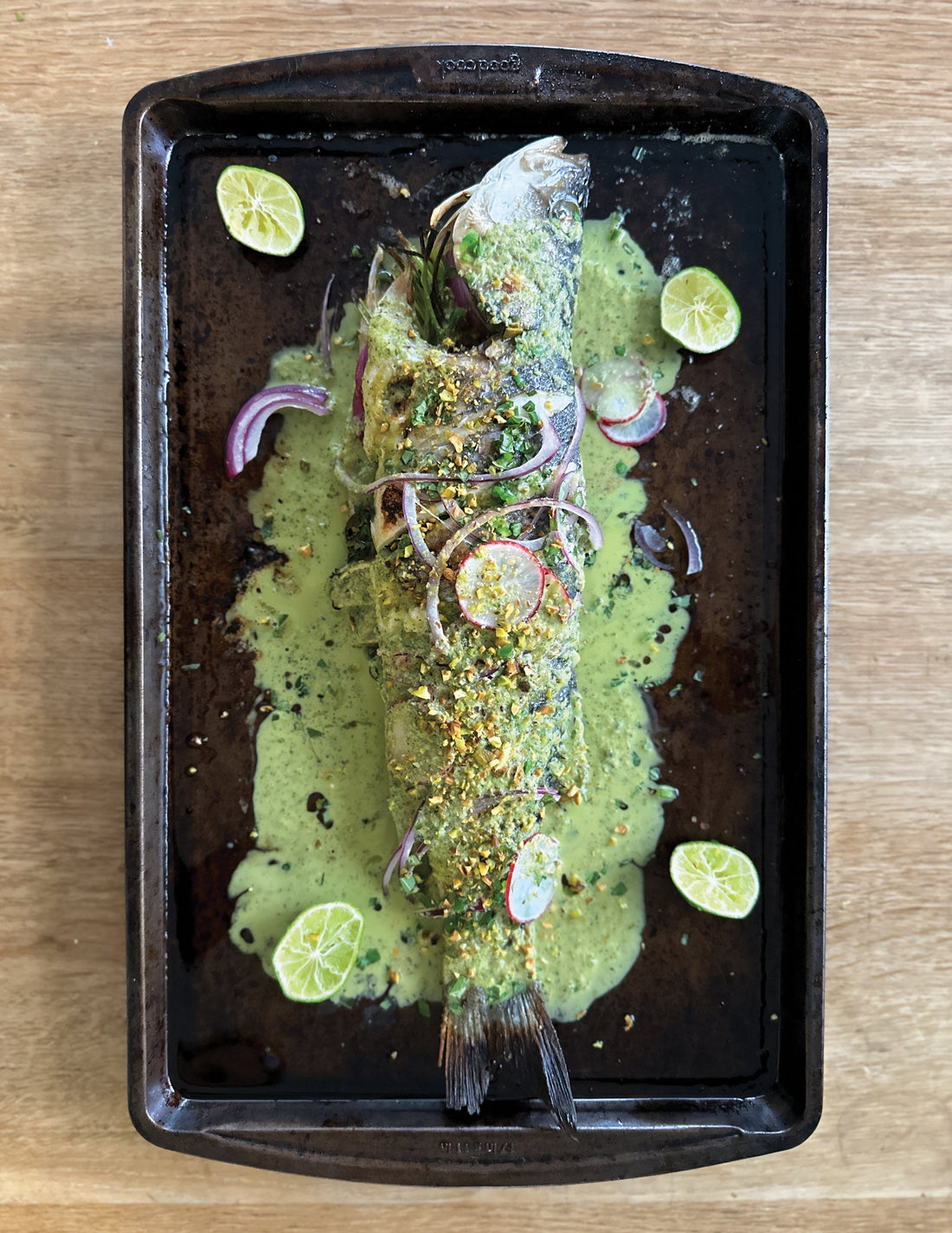 Whole Branzino with Leche de Tigre